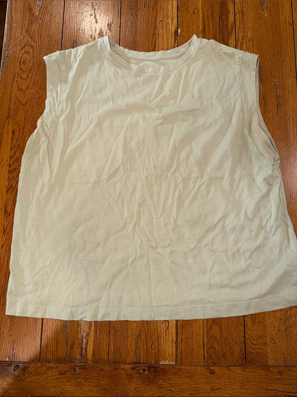 a new day Light Sage Sleeveless Crewneck Tank